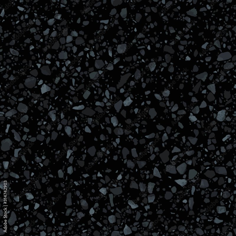 Терраццо черный текстура