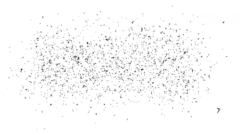 Эффект пыли на прозрачном фоне