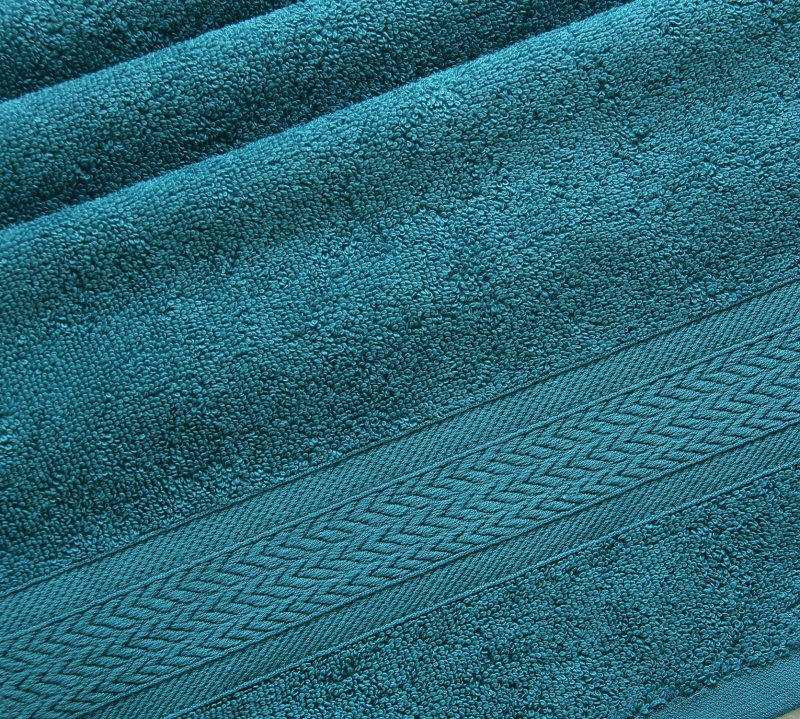 Полотенце 70х140 махровое синее