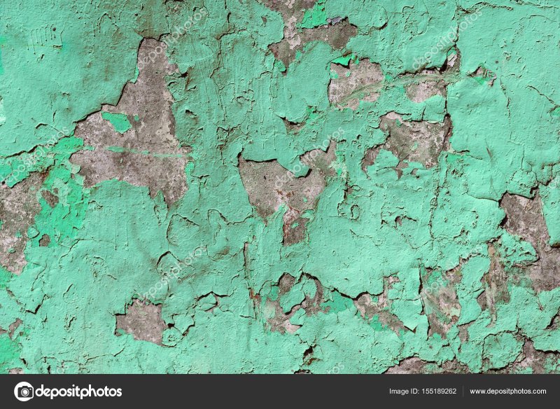 Старая краска на стене