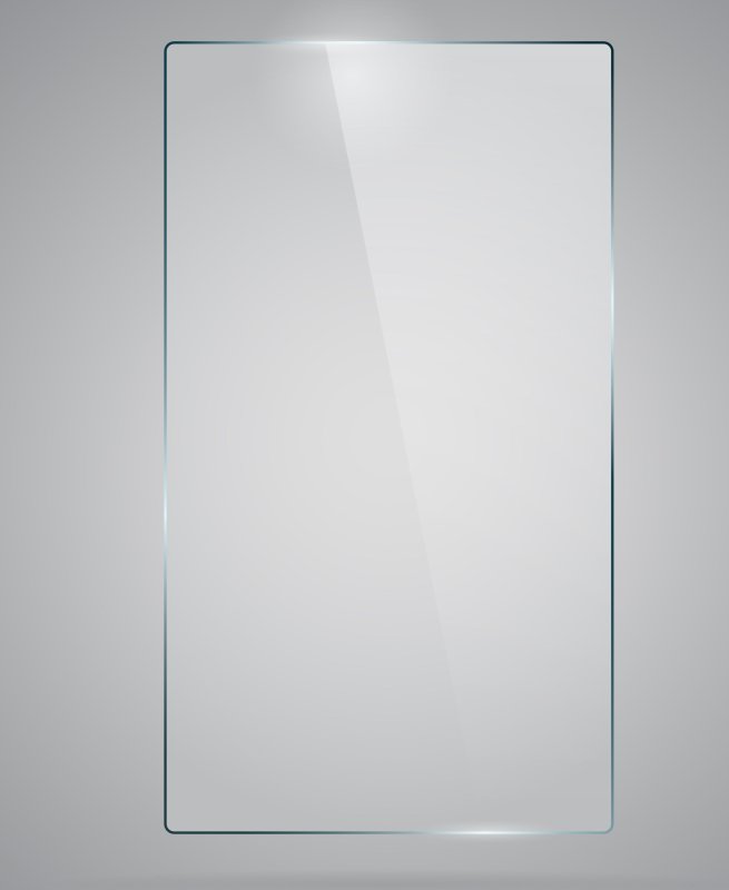 Матовое прозрачное стекло