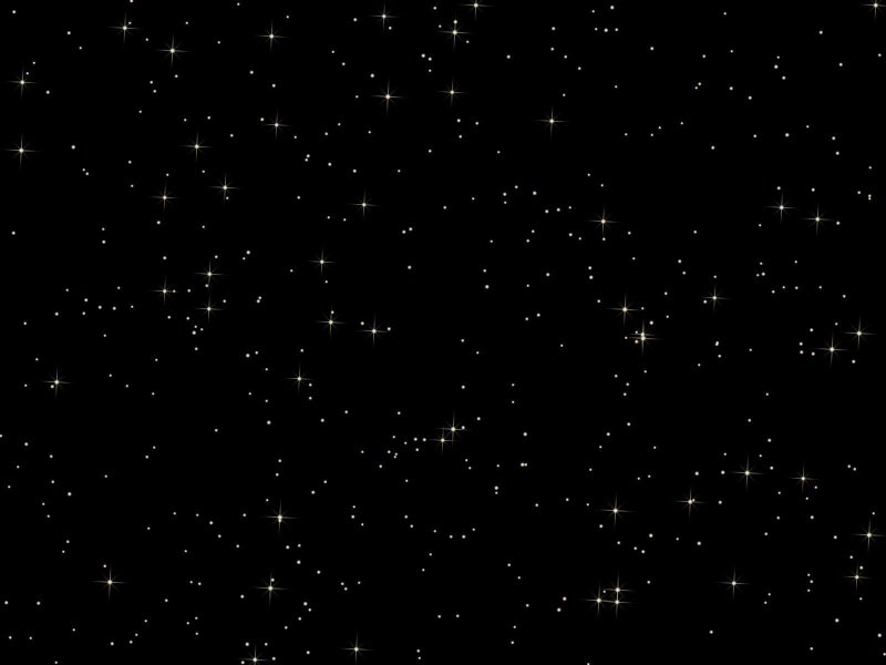 Черный фон с мелкими звездами