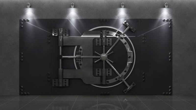 Сейфовая дверь для хранилища монолит м07б