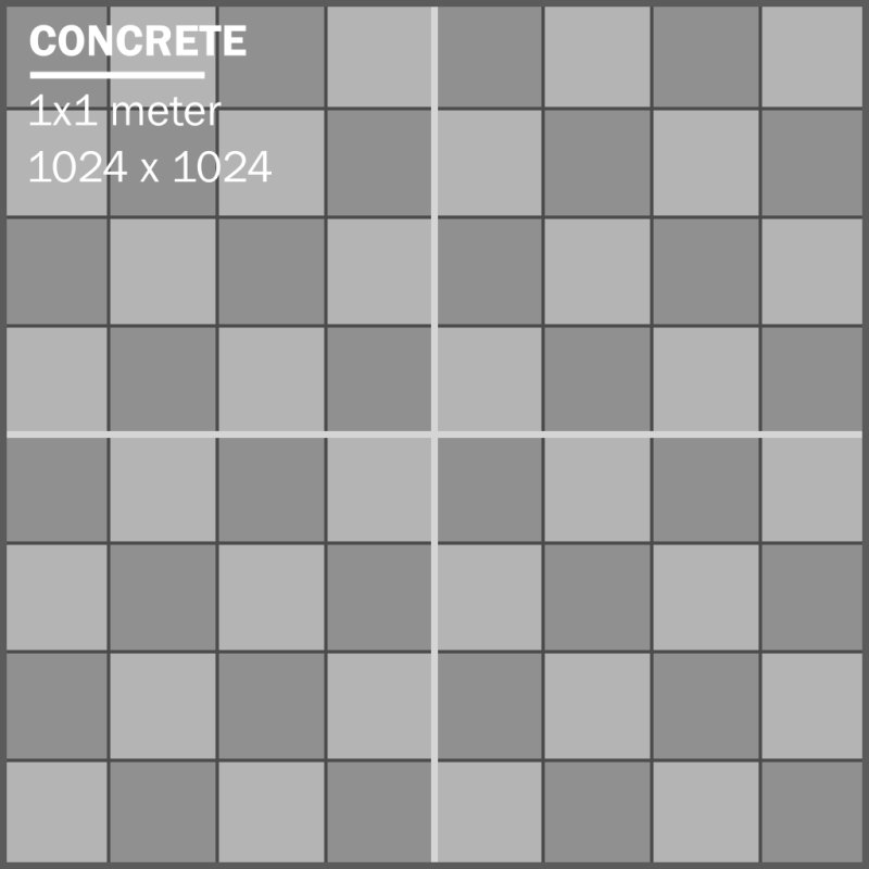Текстура бетона в Minecraft