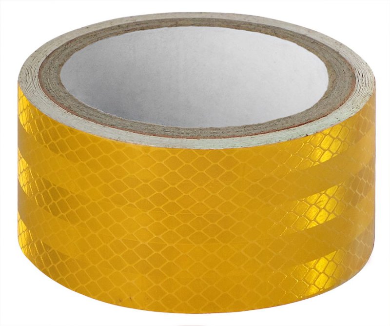 Лента светоотражающая для грузовиков белая (20м. Бухта)