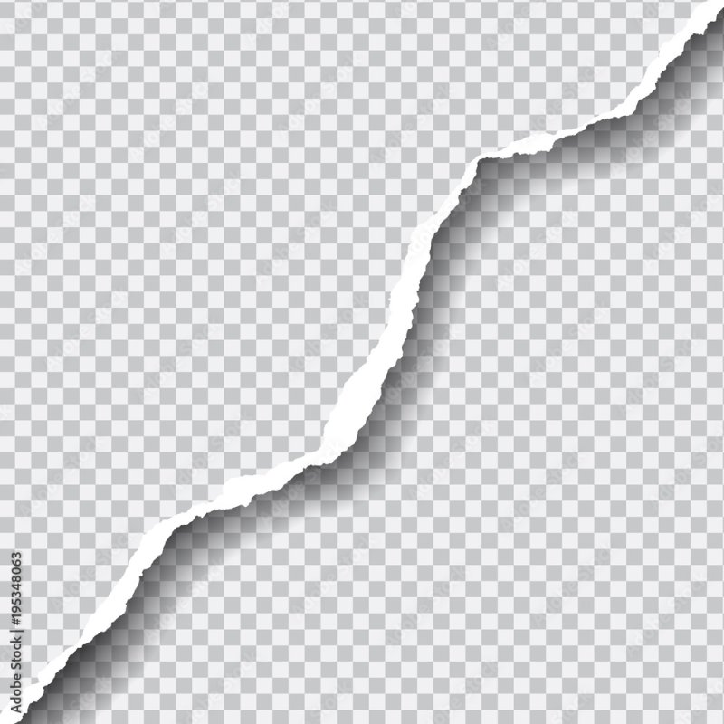 Эффект рваной бумаги