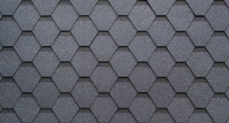 Битумная черепица Tegola Garda granito 469 (серый)