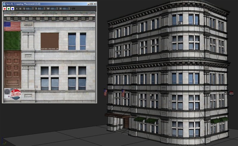 Текстура фасада здания