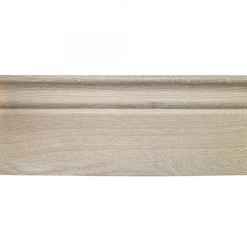 Напольный плинтус ПВХ дуб седой 2500х100 мм