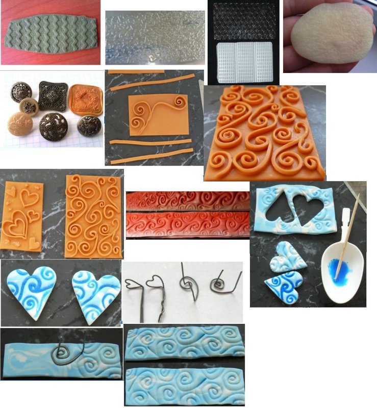 Оттиск на полимерной глине