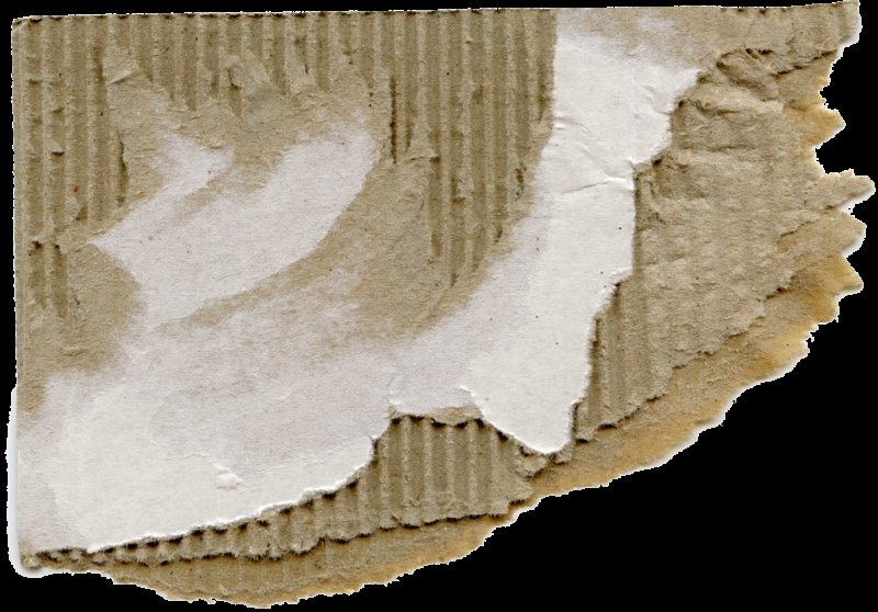 Обрывок картона