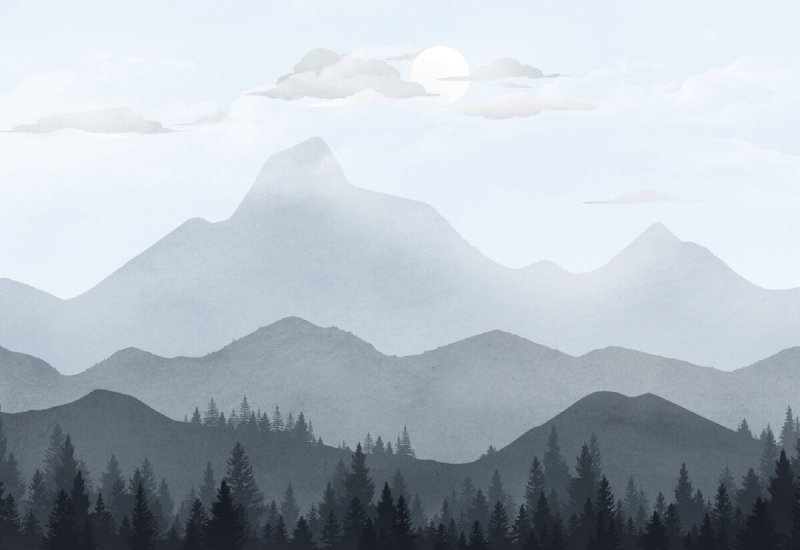 Горы в тумане