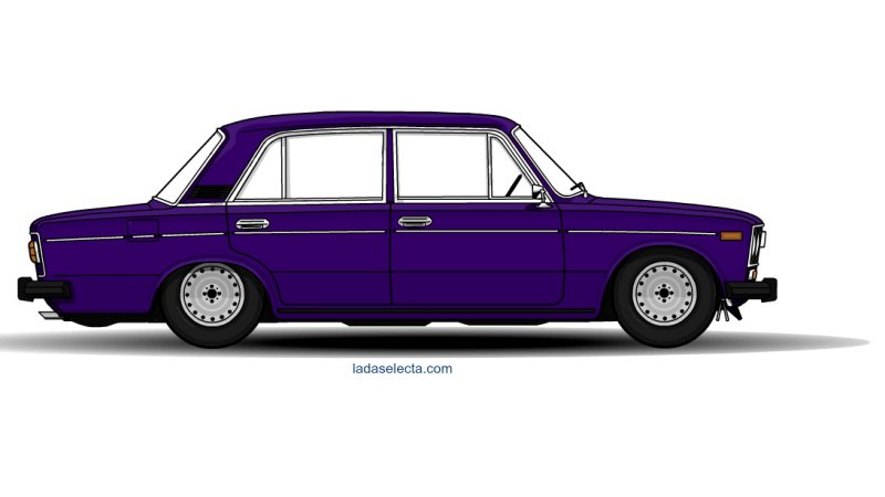 Жигули ВАЗ 2106 сбоку