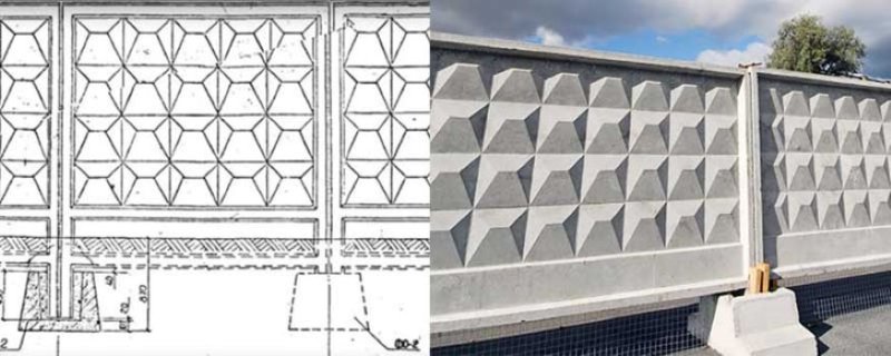 Забор железобетонный СССР