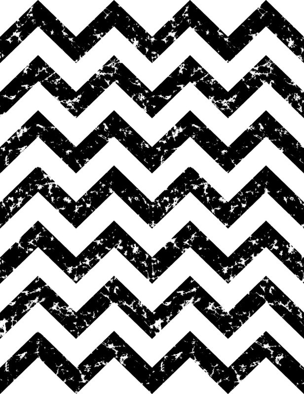 Зигзаг черно белый