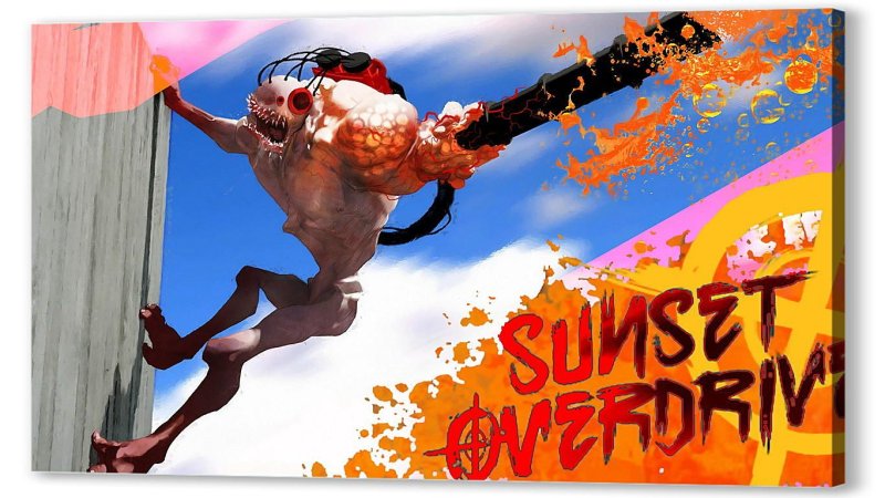 Флаг Sunset Overdrive