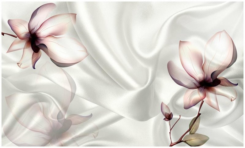 Фотообои с цветами