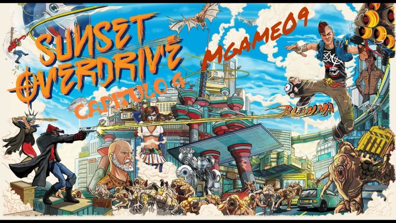 Sunset Overdrive геймплей