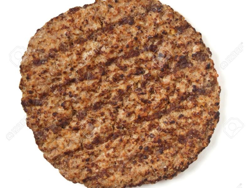 Котлеты для бургеров сверху