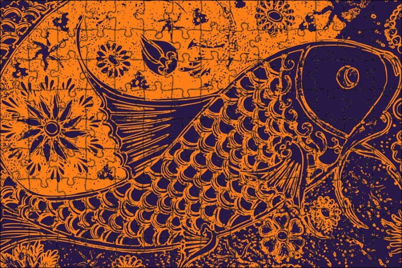 Фактура рыбки