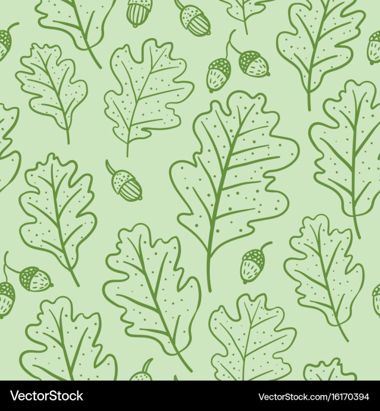 Орнамент листья