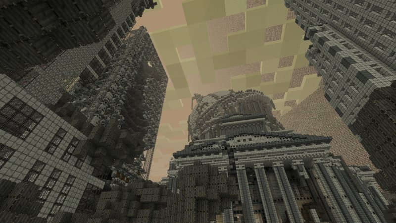 Зомби апокалипсис город в МАЙНКРАФТЕ