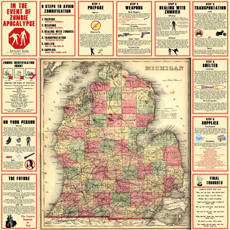 Карта зомби апокалипсис