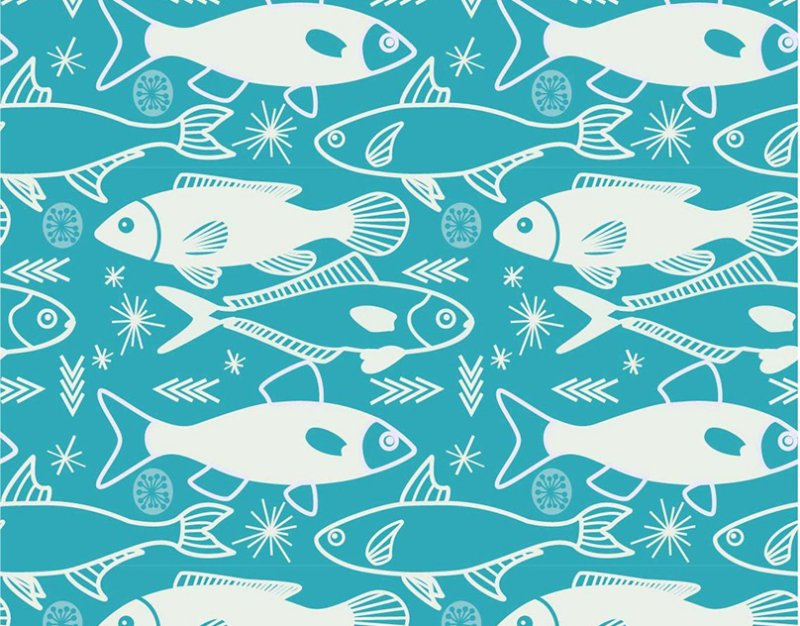 Рыба орнамент