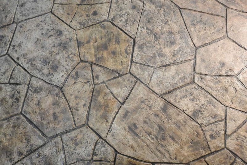 Печатный бетон