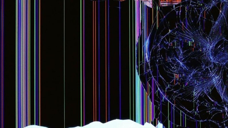 Разбитый монитор