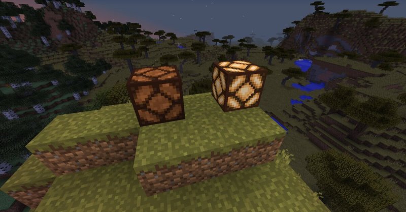 Редстоуновая лампа майнкрафт