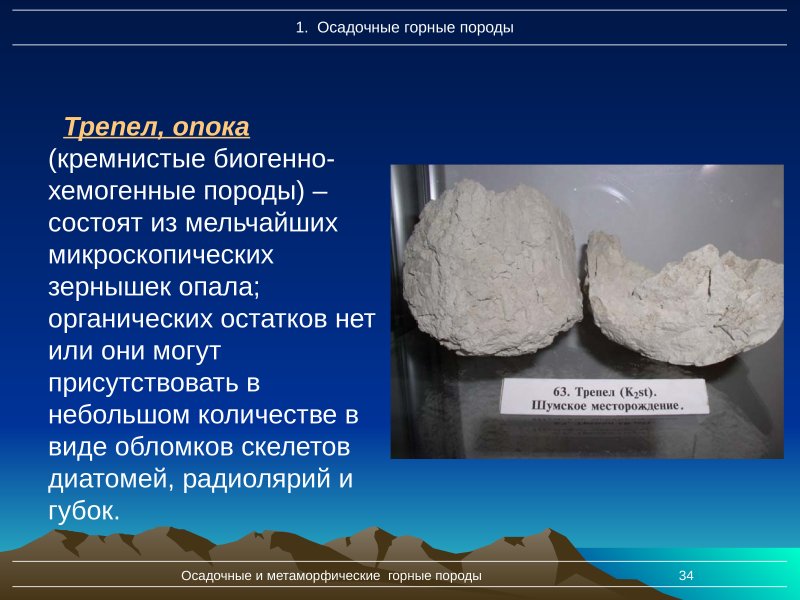 Трепел Горная порода