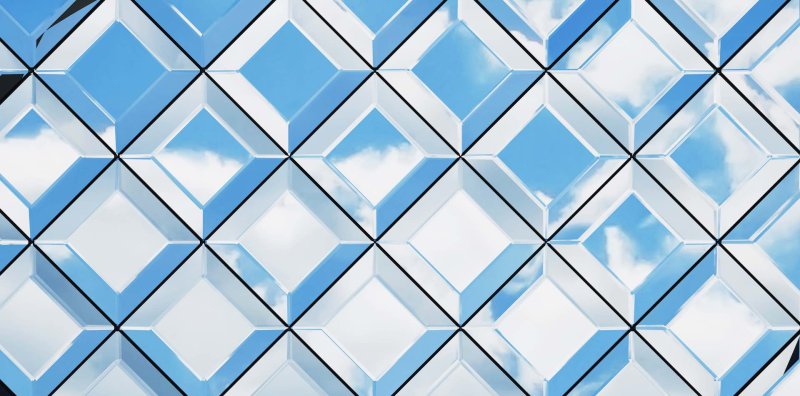 Зеркало серебро Фуджи белые ромбы GM-6096