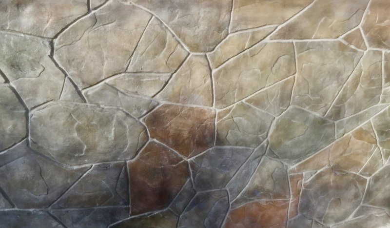 Печатный бетон