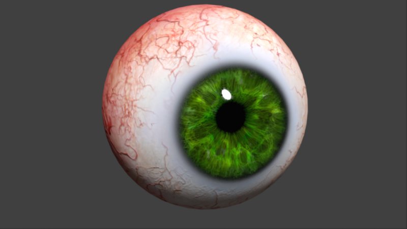 Глаз текстура для 3д