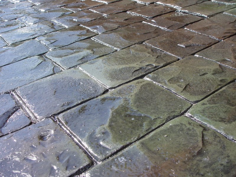 Печатный бетон Лондонский булыжник