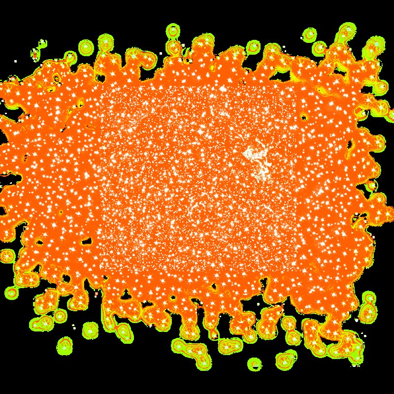 Блеск на прозрачном фоне