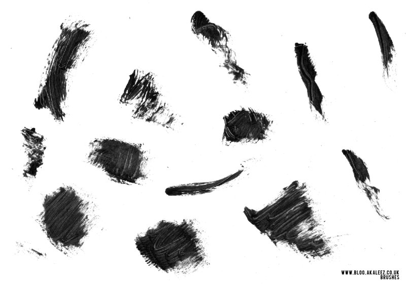 Кисти для фотошопа тушь