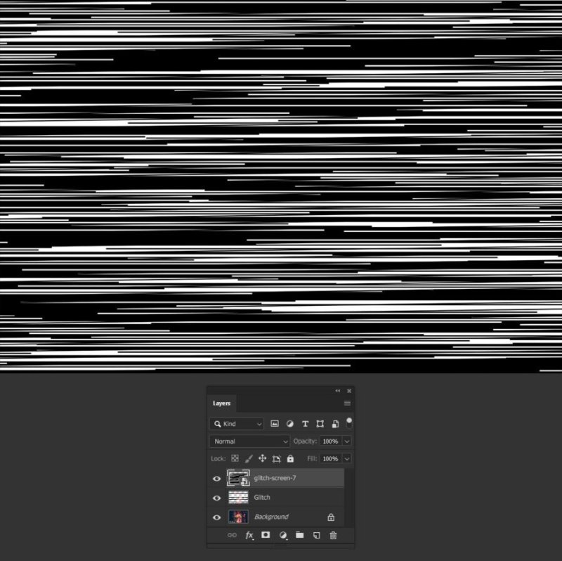 Эффект телевизора фотошоп