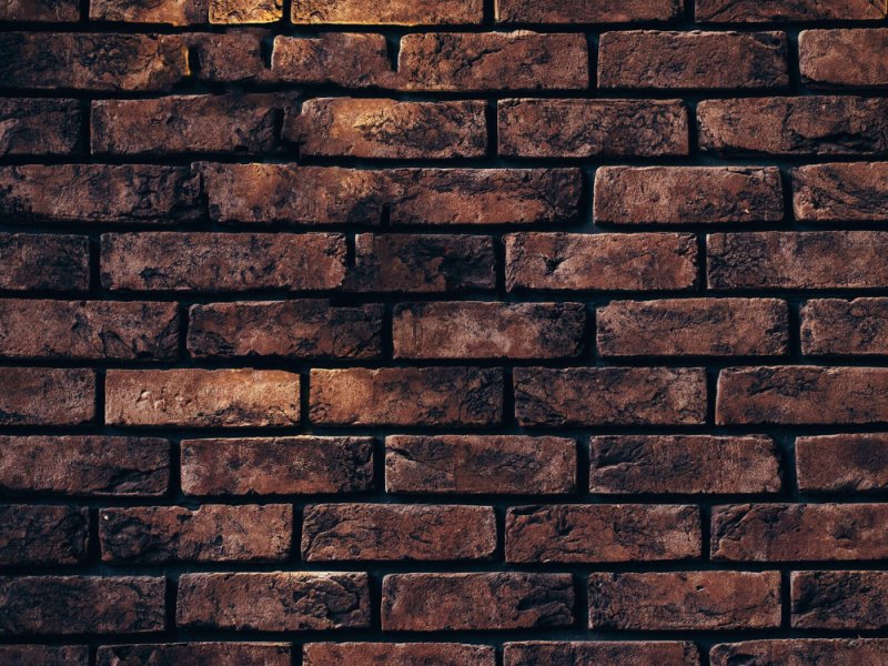 Стена кирпич
