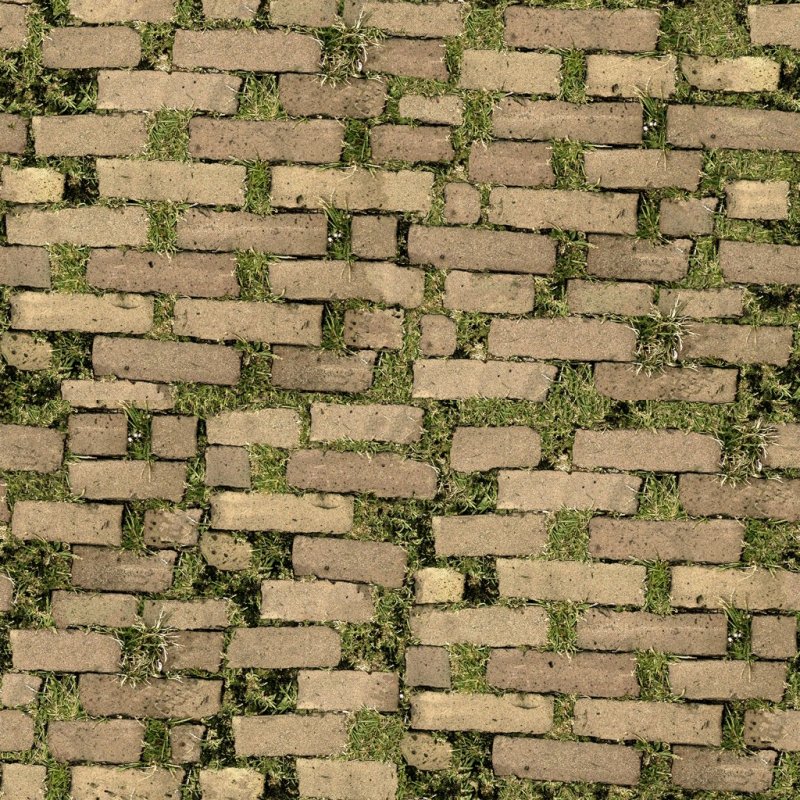 Мощение брусчатка бесшовная