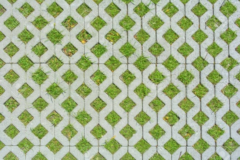 Брусчатка тротуарная экопарковка