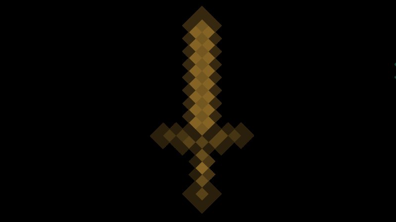 Деревянный меч Minecraft