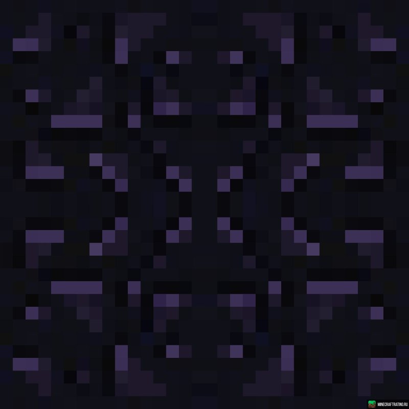 Блок обсидиана майнкрафт