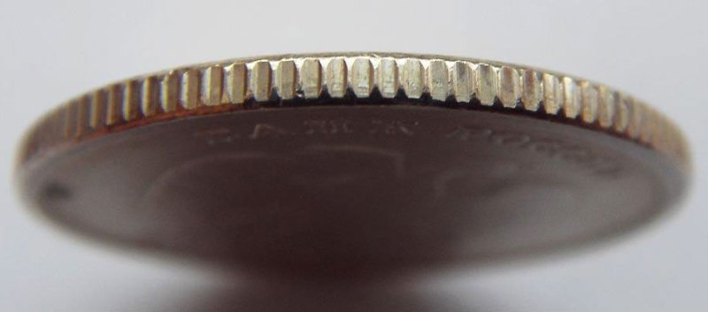 Гурт рубчатый на монете