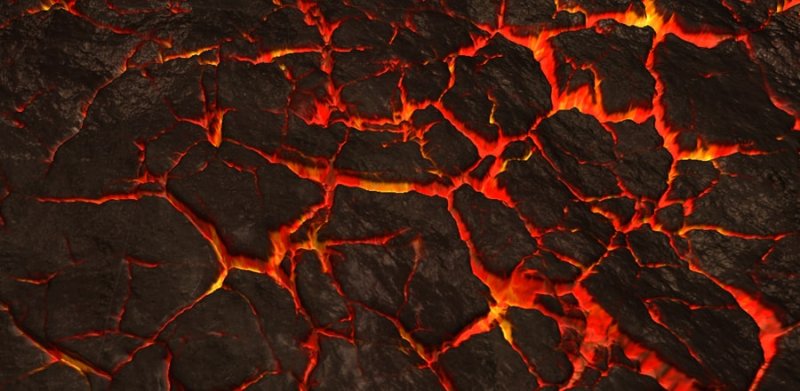 Магма лава трещины щели