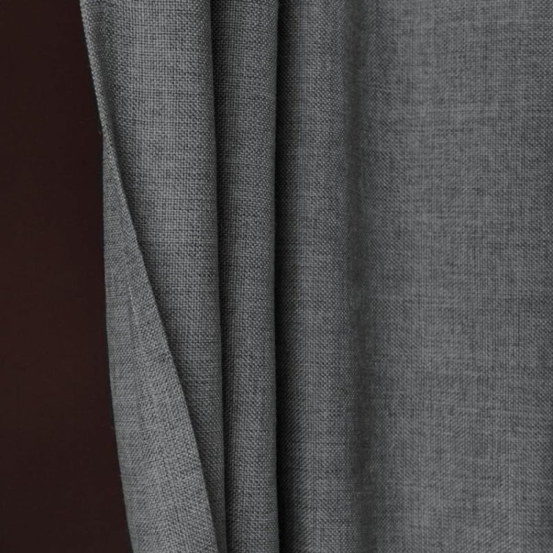 Шторы рогожка блэкаут капучино