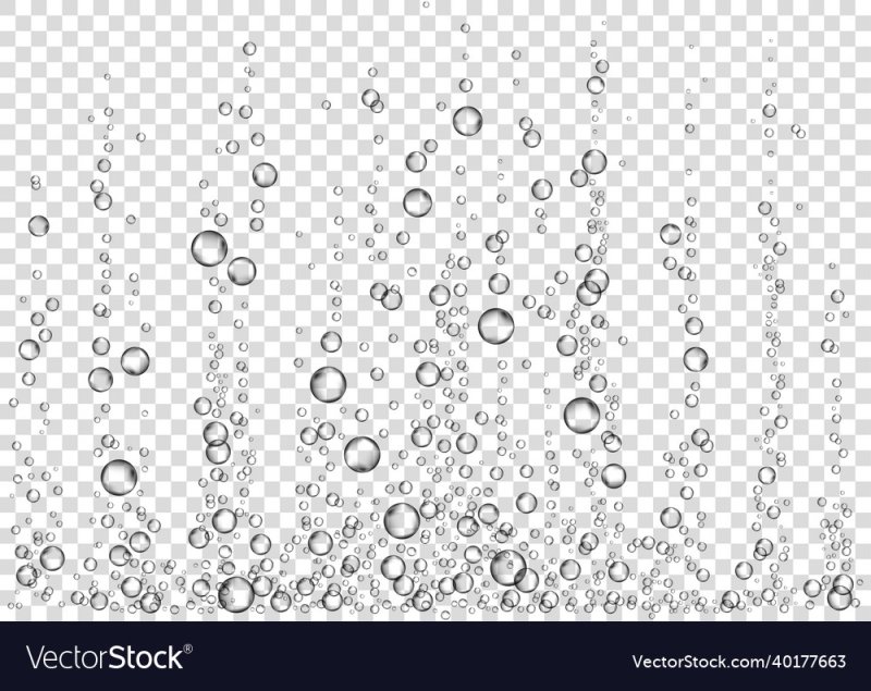 Пузыри на белом фоне