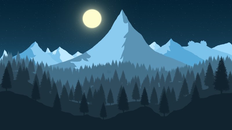 Пейзаж Минимализм