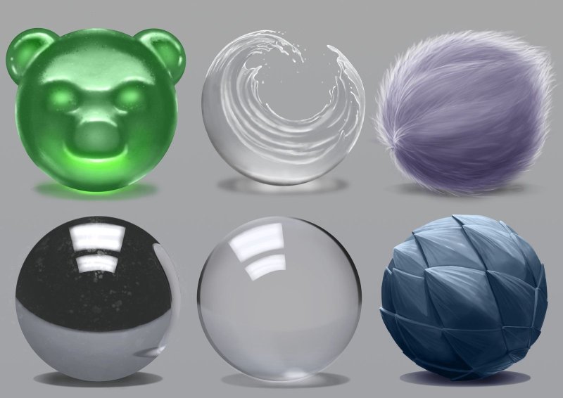 Стеклянный шар референс